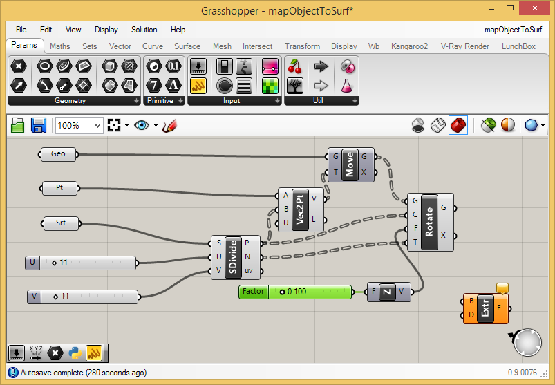 add factor to unit vector