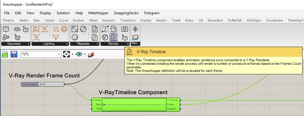 timeline component