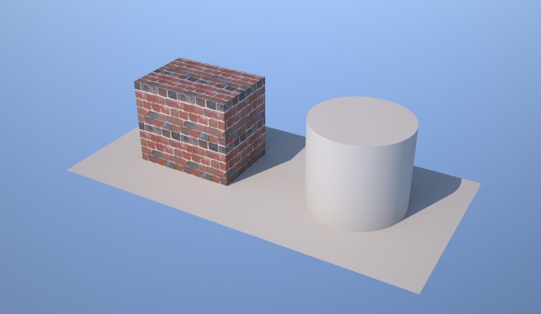 first brick rendering