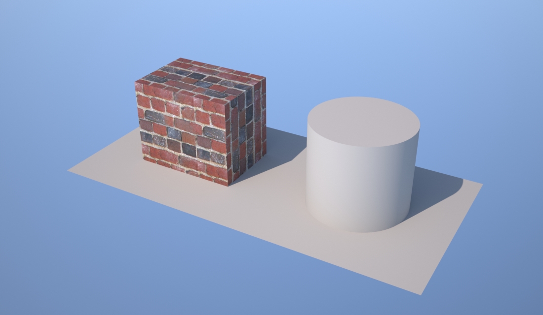 brick rendering on block