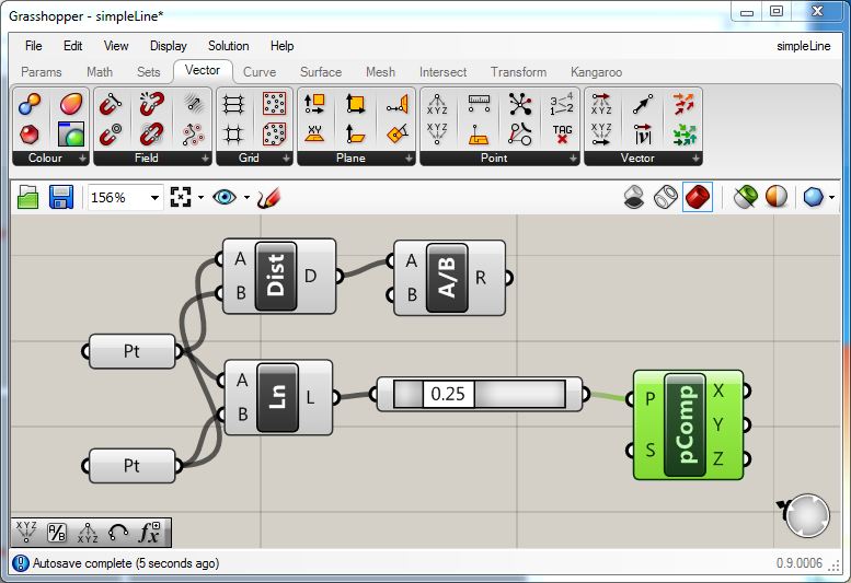 decompose point input connection