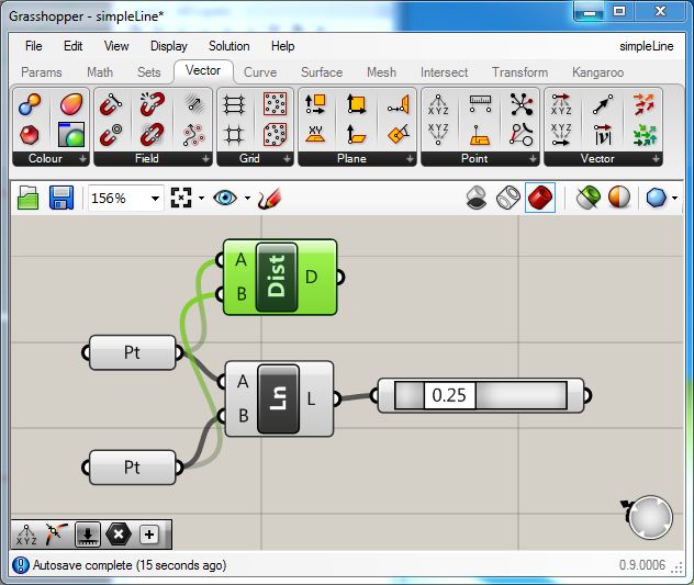 measure distance along line