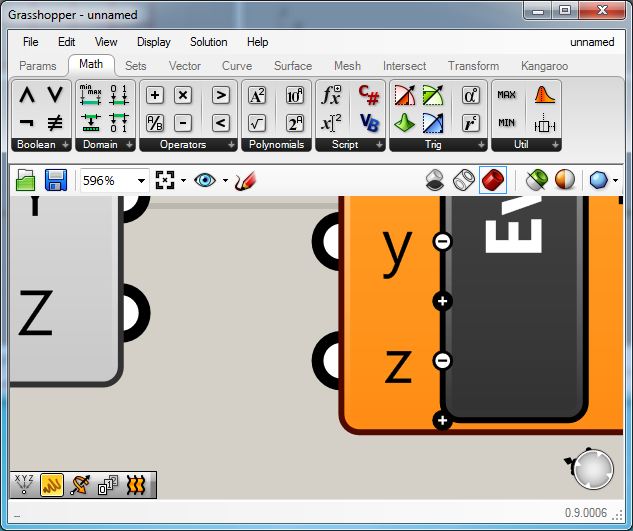 new input parameter z