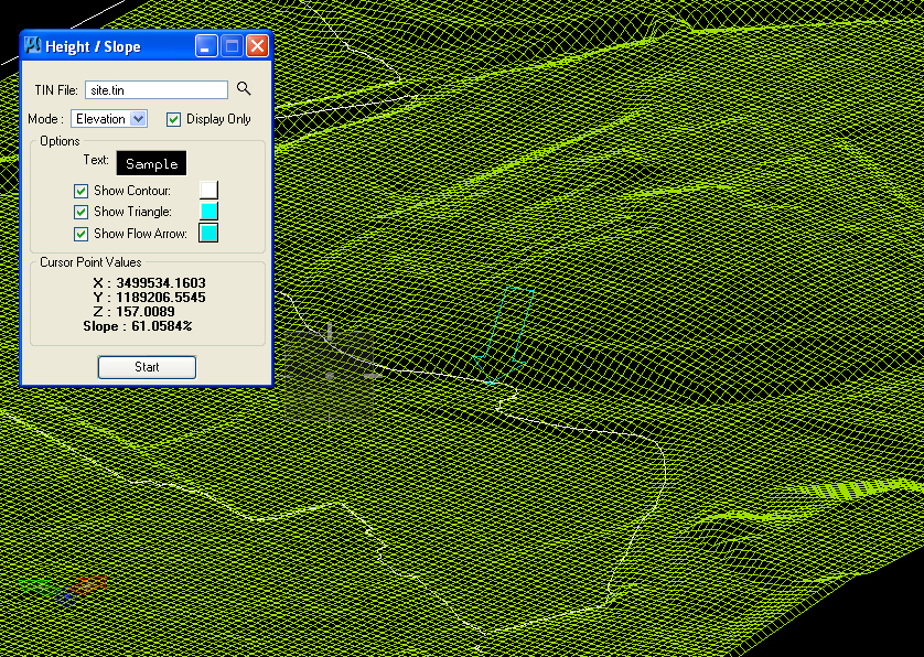 import contours from microstation to watergems