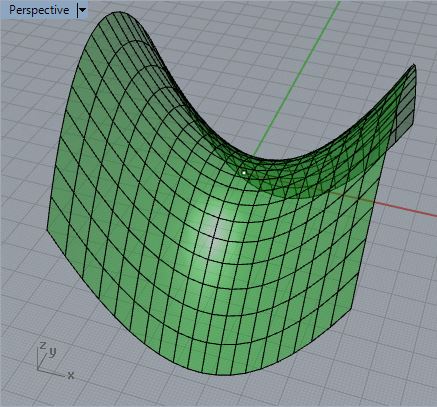 hyperbolic parabolic mesh