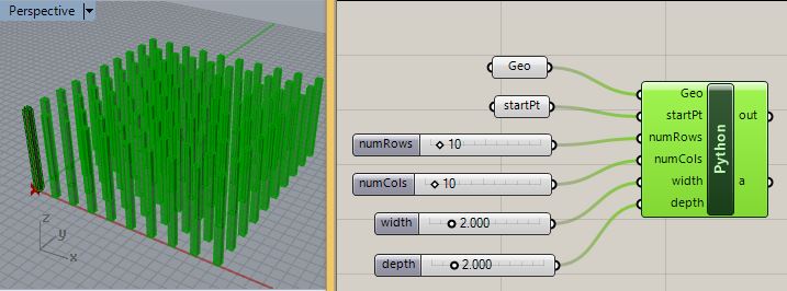 preview of 10x10 array