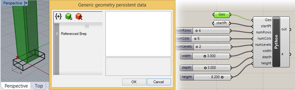 manage geometry collection dialog