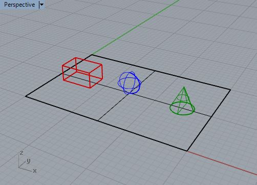 3 objects for v-ray