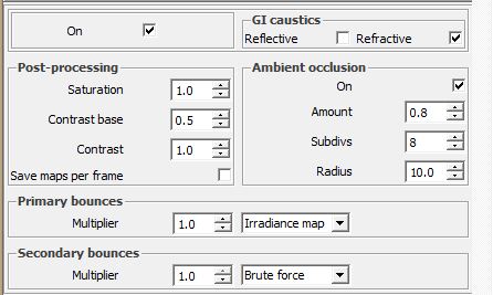 ambient occlusions on