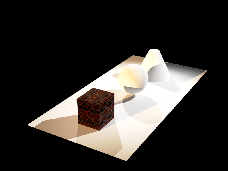 brick rendered as bump map