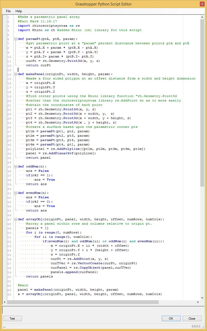 alternating parametric grid