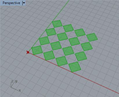 parametric panels perspective view