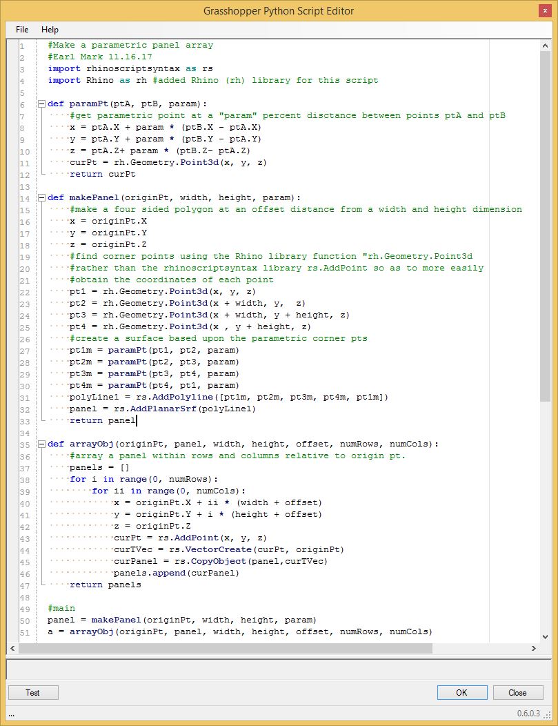 parametricPtGrid