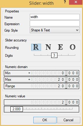 width slider