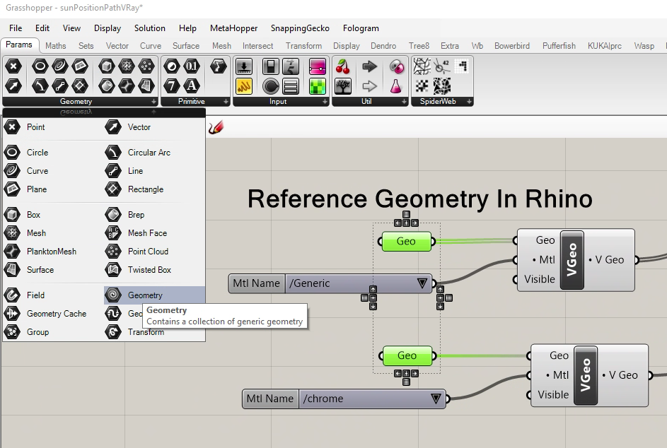 two geo components