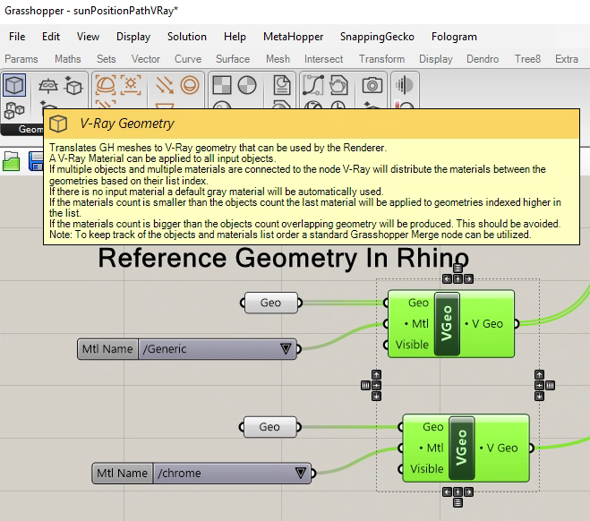 vray geo components