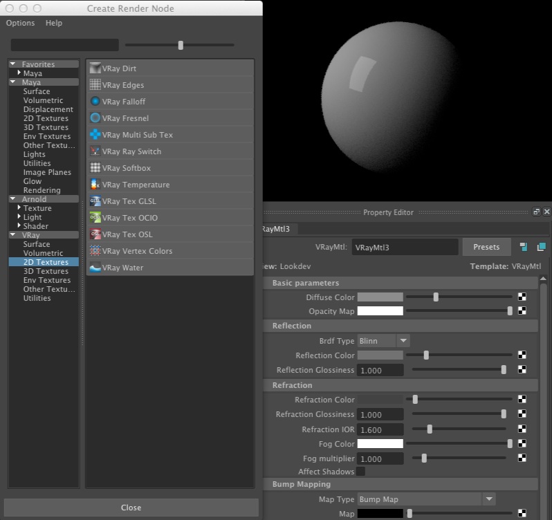 vray water 