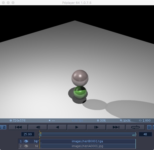 foreground sequence