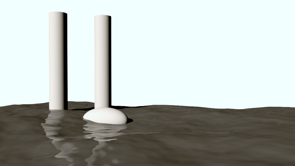 3d water displacement