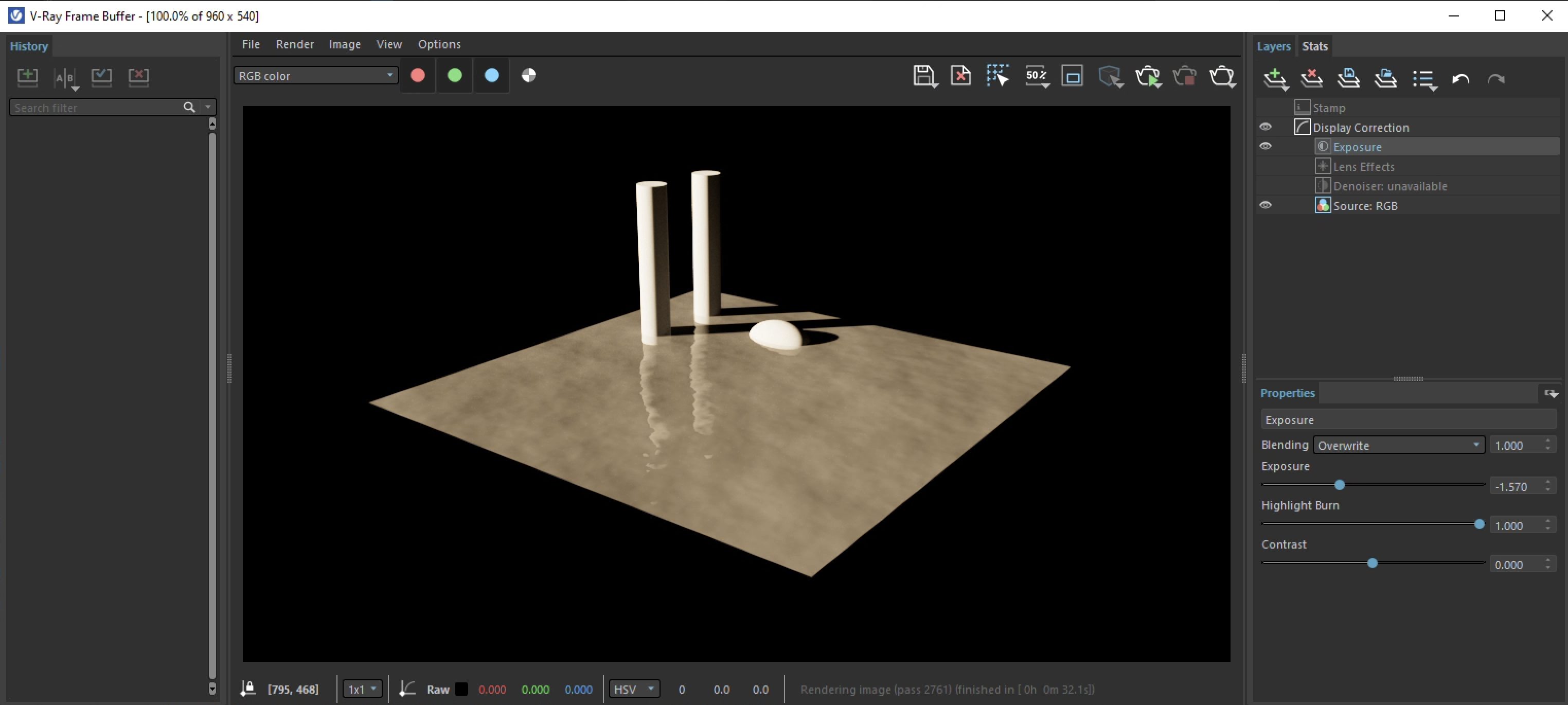 vray water