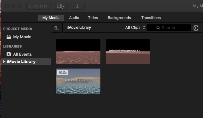 imovie library browser