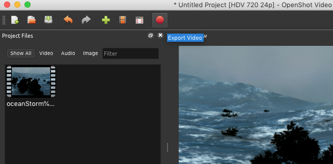 export video icon