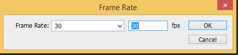 set frame rate