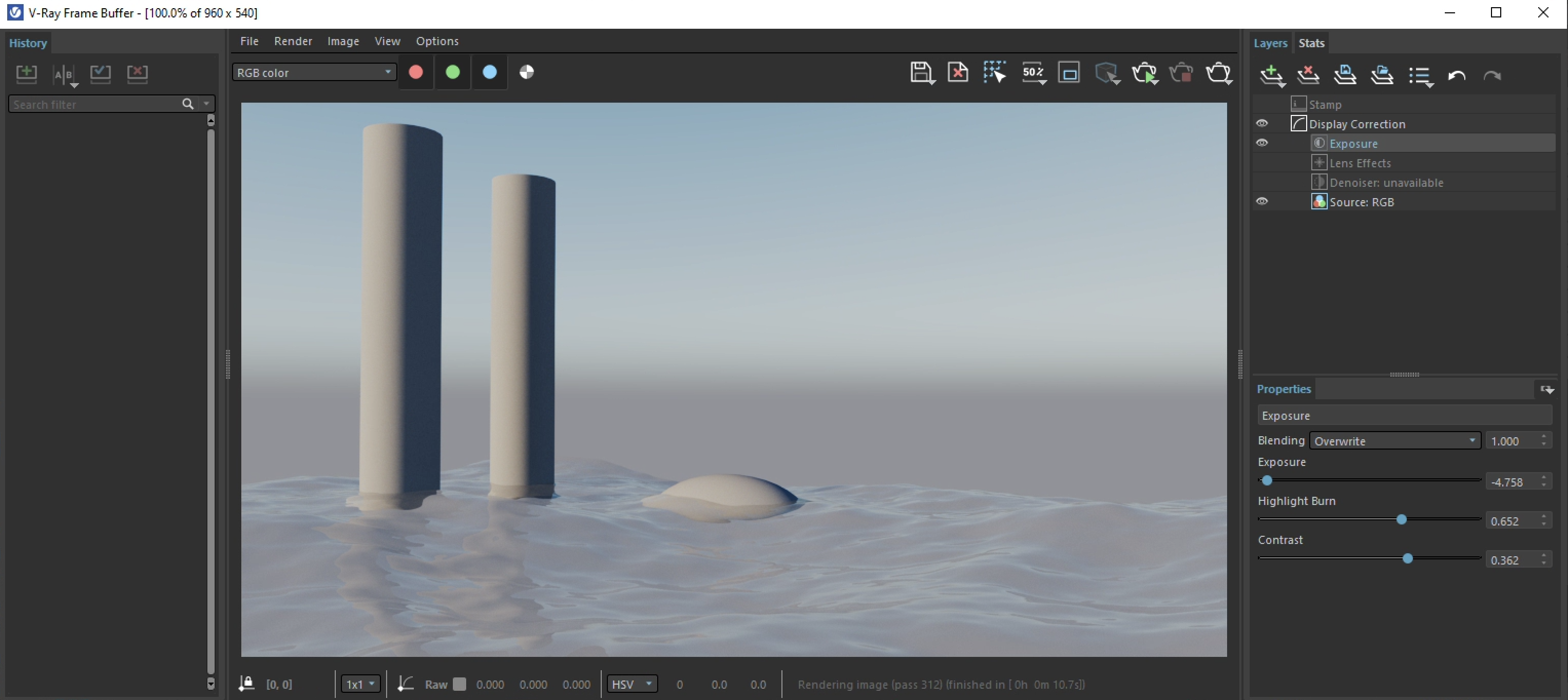 3d water displacement