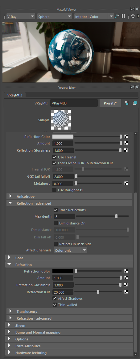 modify last material