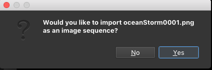 chose sequence option