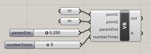 connect new parameters to vb script
