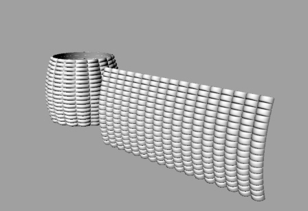 rendering of pillows on surface