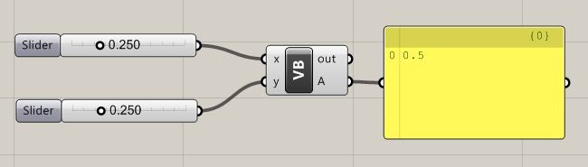 connect add to numbers vb script to yellow panel