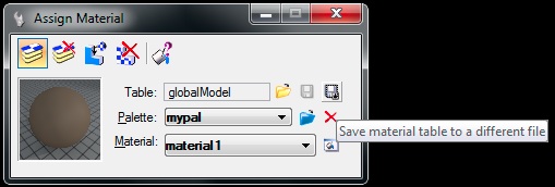 save material table icon