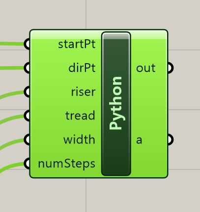 python script component close up