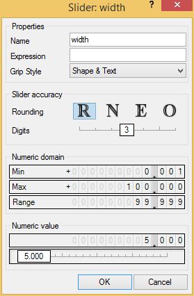 width slider