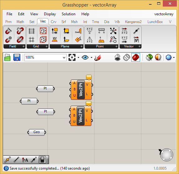 vector components added